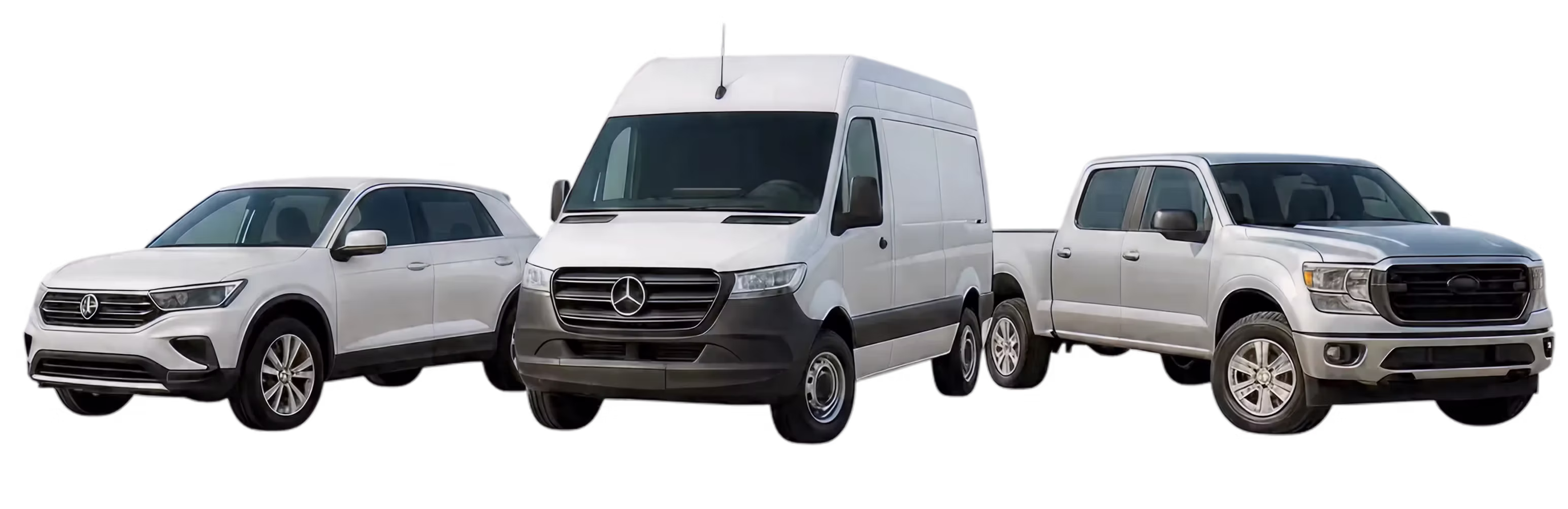 White SUV fleet
